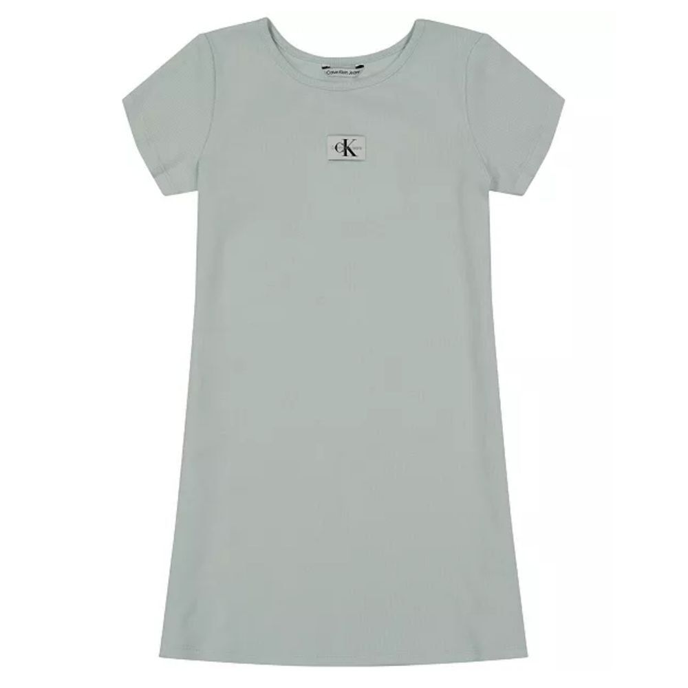 Calvin Klein Jeans Girls‎ Mint Green T Shirt Dress Size XL(16)